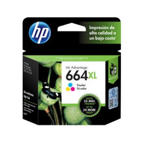 Cartucho de tinta HP 664XL Tricolor Original