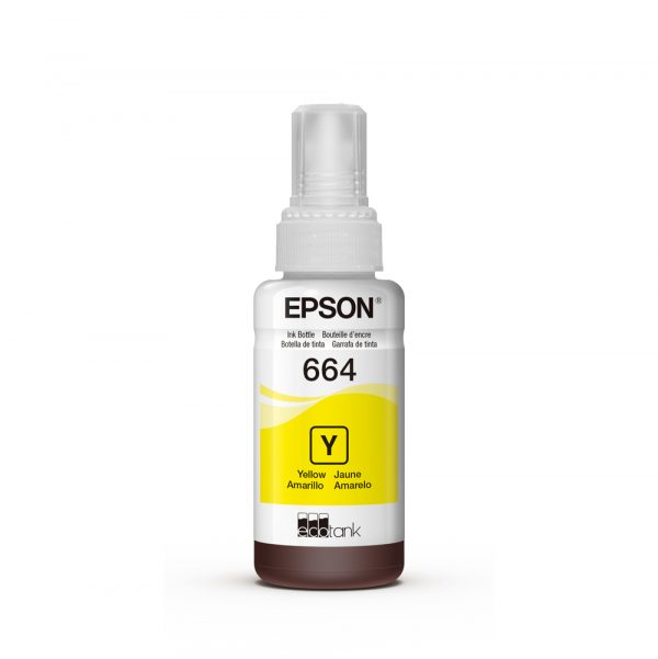 Botella de tinta amarillo Epson 664