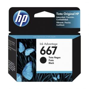 Cartucho de tinta HP 667 Negro Original