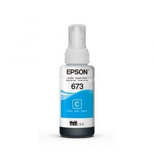 Botella de tinta cian Epson 673