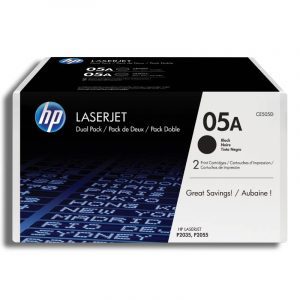 Pack de 2 cartuchos de toner HP 05A Negro Laserjet Original