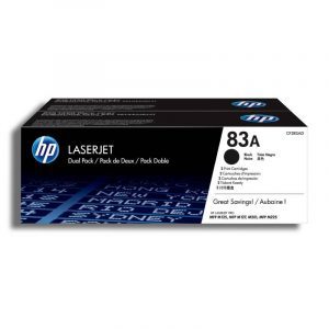 Pack de 2 cartuchos de toner HP 83A Negro Laserjet Original