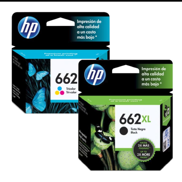 Combo Cartucho De Tinta HP 662 XL Negro y 662 Tricolor Original - JS ...