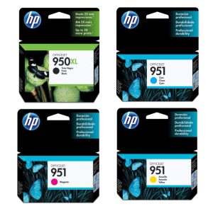 Combo cartucho de tinta HP 950XL Negro y 951 Colores Original