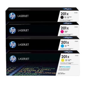 Combo cartucho de toner HP 201X Negro y 201X Colores Original