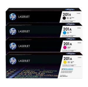 Combo cartucho de toner HP 201X Negro y 201A Colores Original