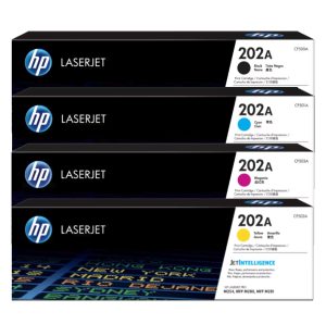 Combo cartucho de toner HP 202A Negro y 202A Colores Original