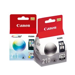 Combo cartucho de toner Canon 210 Negro y 211 Tricolor Original