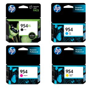 Combo cartucho de tinta HP 954XL Negro y 954 Colores Original