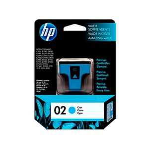 Cartucho de Tinta HP 02 Original Cian Light (C8774WL)