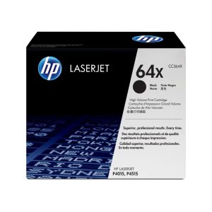 Cartucho de Tóner HP 64X Negro Alto Rendimiento LaserJet Original (CC364X)