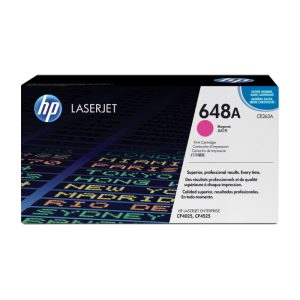 Cartucho de Tóner HP 648A Magenta LaserJet Original (CE263A)