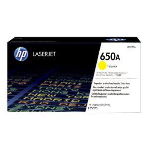 Cartucho de Tóner HP 650A Amarillo LaserJet Original (CE252A)