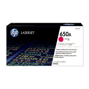 Cartucho de Tóner HP 650A Magenta LaserJet Original (CE253A)