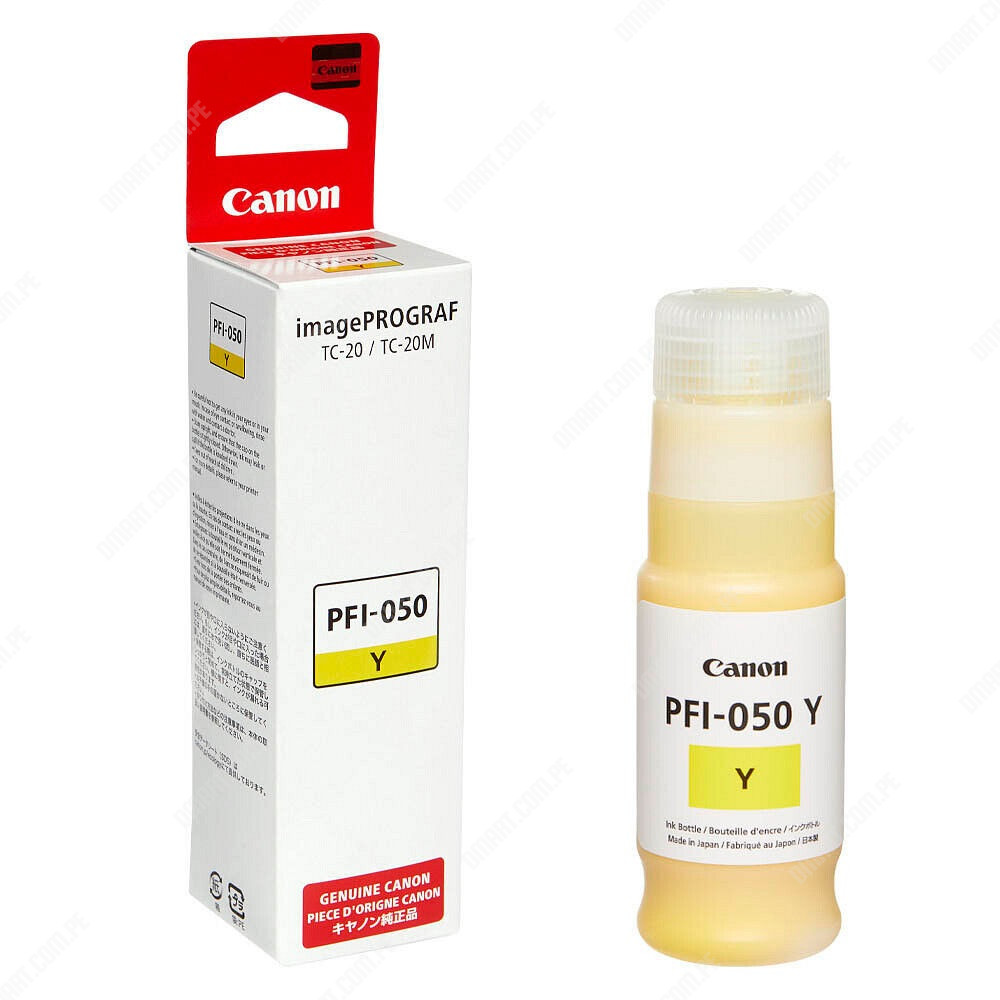 Botella de tinta Canon PFI-050 Amarillo