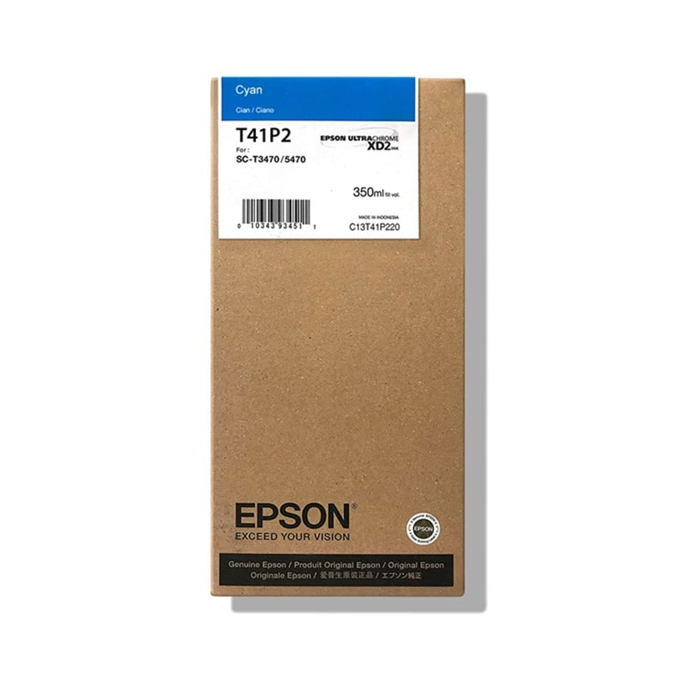 Cartucho de Tinta Cian Epson T41P de Alta Capacidad (T41P220)