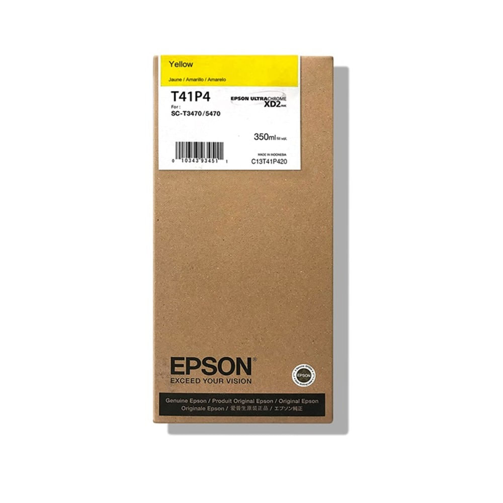 Cartucho de Tinta Amariilo Epson T41P de Alta Capacidad (T41P420)