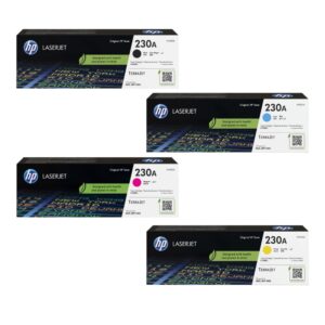 Combo de Toner HP 230A Negro y colores Original